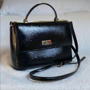 Authentic Kate Spade Black Patent Handbag